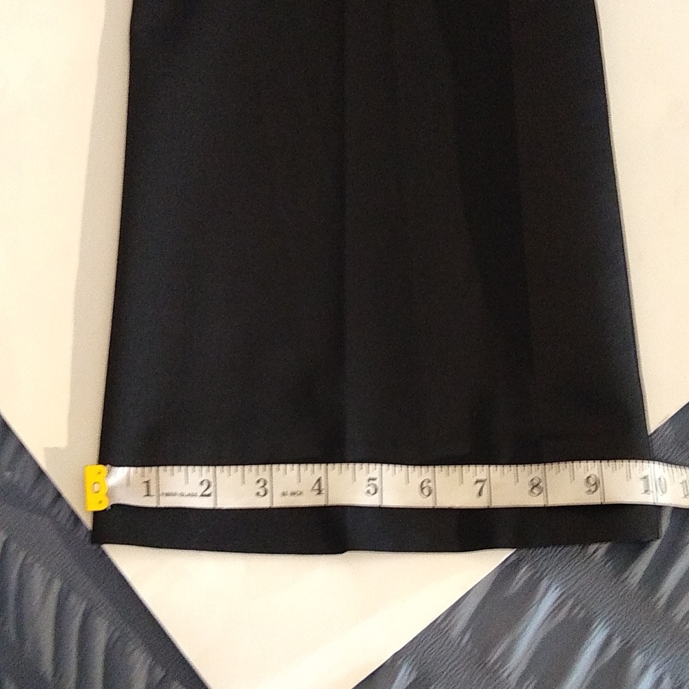 BCBG Max Azria black wide leg tuxedo pants size 4 - Picture 7 of 9